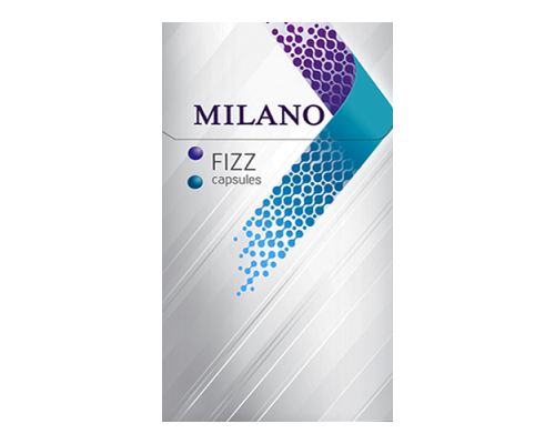 Сигареты Milano FIZZ  c двумя кнопками вкус фруктовый / мята оптом