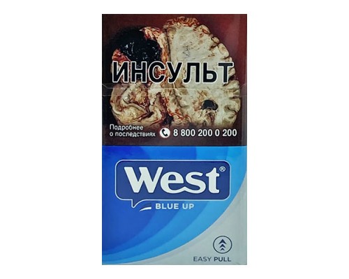 Сигареты West Compact Blue Up (Вест Синий) оптом Сигареты West Compact Blue Up (Вест Синий) оптом