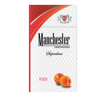 Сигареты Manchester SuperSlims Персик оптом