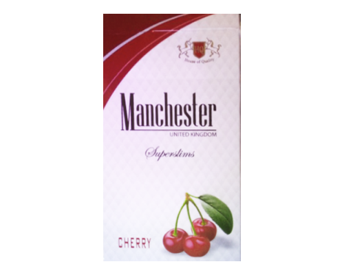 Сигареты Manchester SuperSlims Вишня оптом Сигареты Manchester SuperSlims Вишня оптом