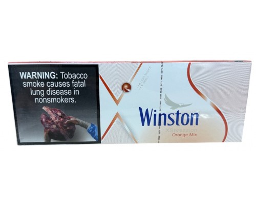 Сигареты Winston XSpression Orange Mix ( Винстон Кнопка Манго Суперслим )