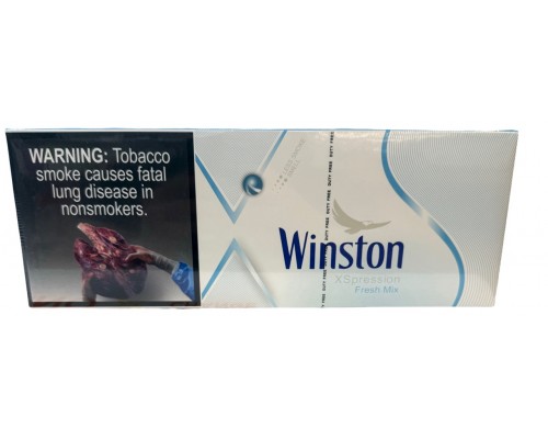 Сигареты Winston XSpression Fresh Mix ( Винстон Кнопка Мята Суперслим )